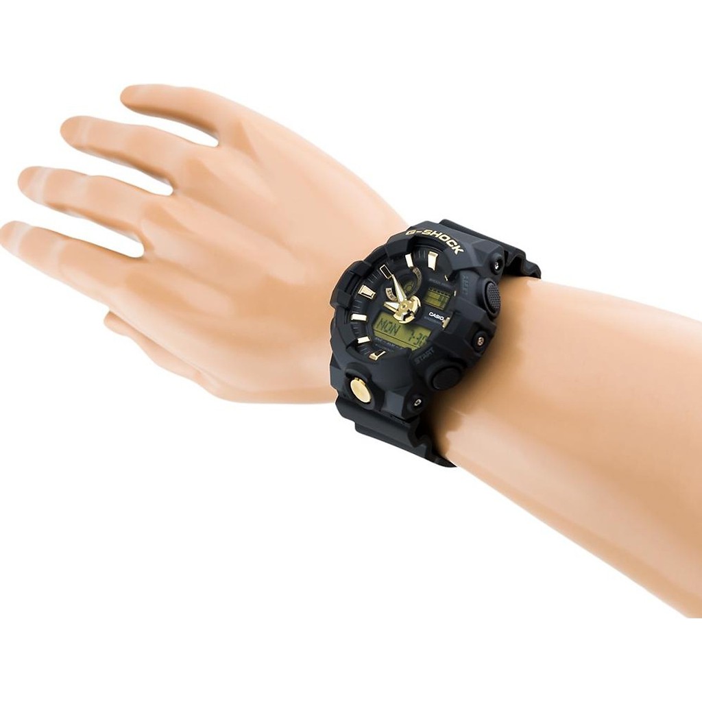 Đồng hồ nam Casio G-Shock GA-810B-1A4DR &amp; G-SHOCK GA-710B-1A9 Rose Gold Black kính c