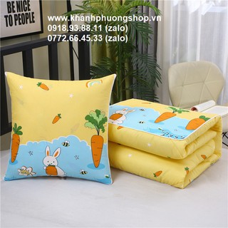 Gối chăn du lịch 2 trong 1 - gối chăn du lịch 2 trong 1