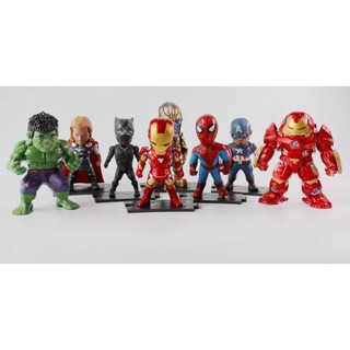 [MARVEL STORE] Mô hình Avengers set chibi 8 nhân vật