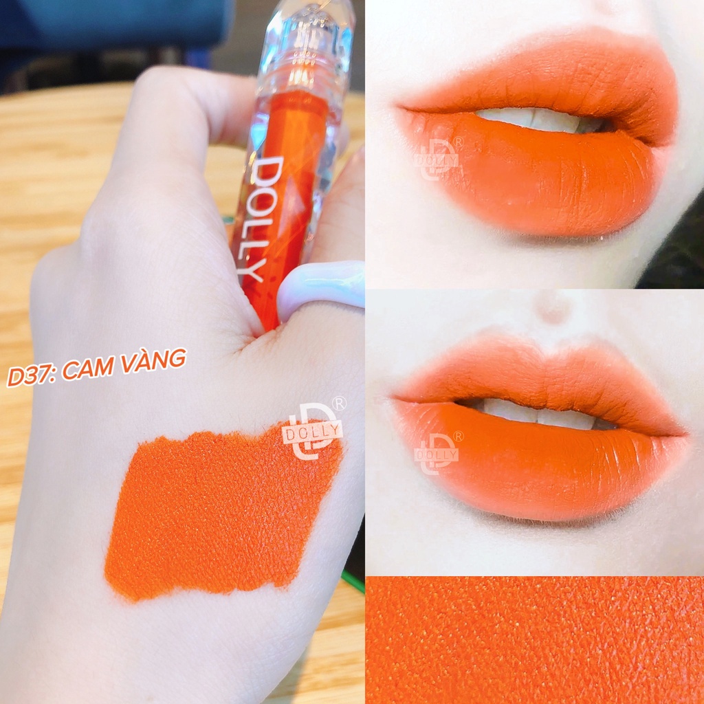 Son Kem Lì DOLLY DIAMOND VELVET, Không Chì Cao Cấp