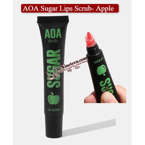 [TẶNG CHOCOLATE HERSHEY] Tẩy Da Chết Môi AOA Studio Sugar Lip Scrub