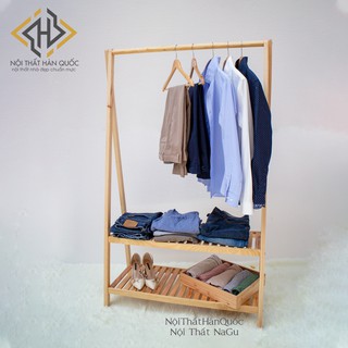 Giá kệ chữ a 2 tầng bằng gỗ thông