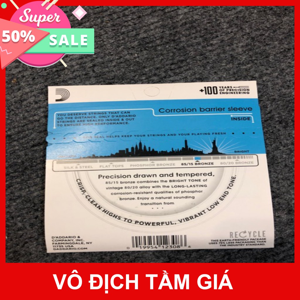 Dây đàn guitar Acoustic Daddario EZ910