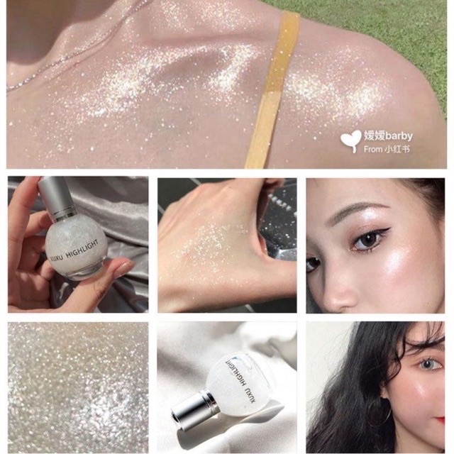 Nhũ bắt sáng lỏng dạng lăn  highlight Guicami