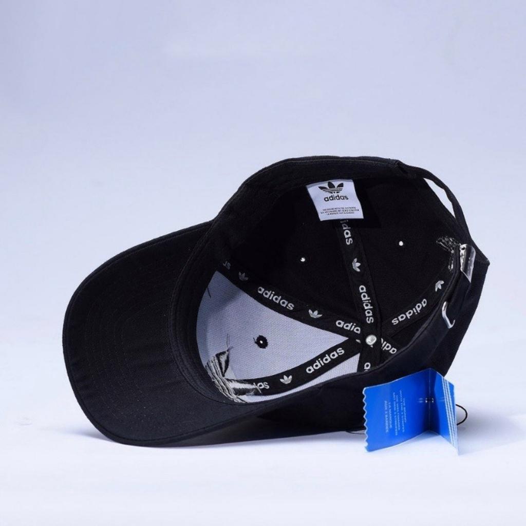 Mũ lưỡi trai Adidas, nón kết thể thao thêu logo trắng cao cấp full tem tag