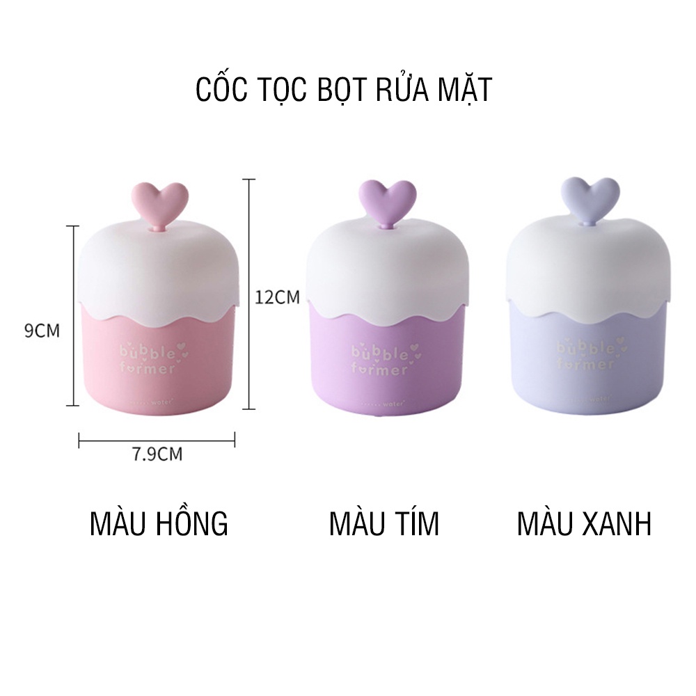 Dụng cụ tạo bọt sữa rửa mặt đồ tạo bọtsữa rửa mặt nhanh giúp rửa mặt sạch sâu hơn Bubble Former