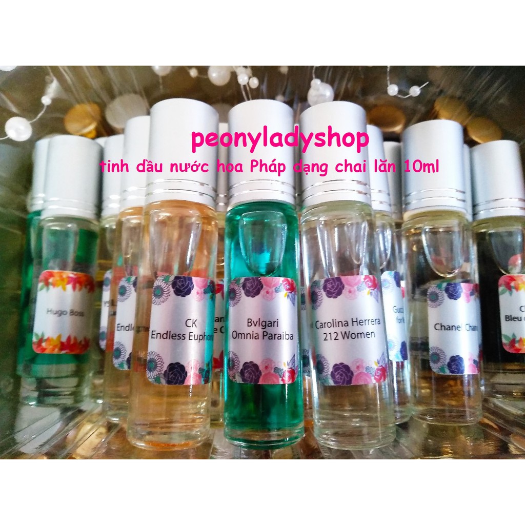 [14 lăn - hơn 130 mùi để chọn] Tinh dầu nước hoa pháp