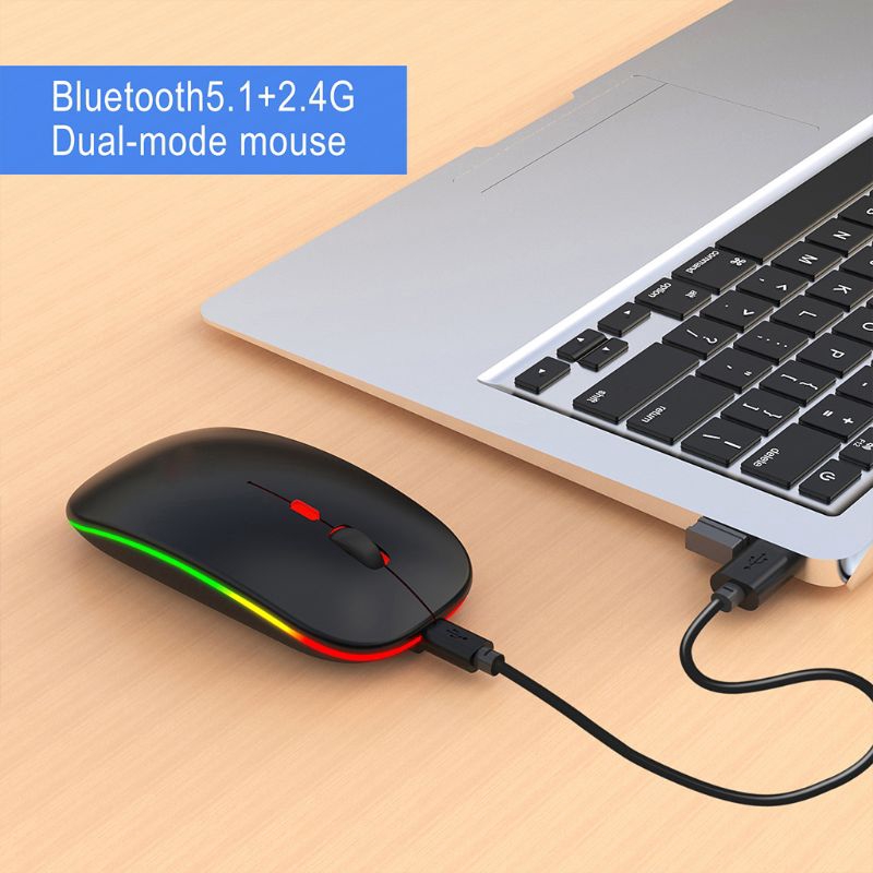 Chuột Quang Chơi Game Không Dây Bluetooth 5.1 2.4ghz