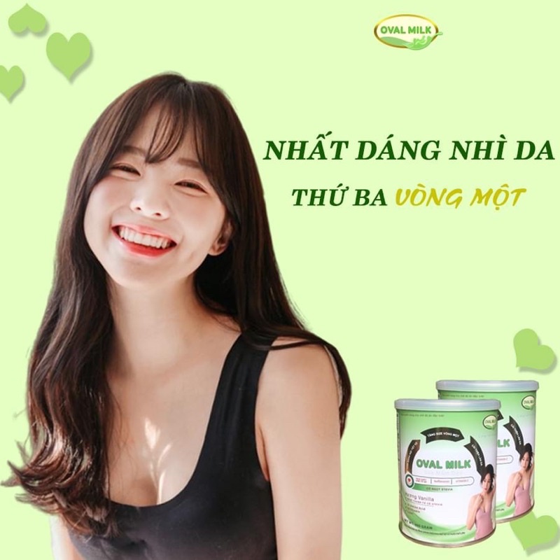 [NỞ NGỰC 5-7CM] Tăng Vòng 1 OVAL MILK Cải Thiện Nội Tiết Tố, Sữa Mầm Đậu Giúp Cải thiện Tăng size vòng 1 nhanh hiệu quả