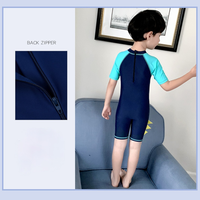 Bộ đồ bơi một mảnh tay dài chống nắng dễ thương cho bé | BigBuy360 - bigbuy360.vn