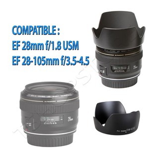 Loa Che Nắng Ew-63 Ii Cho Ống Kính Máy Ảnh Canon Ef 28mm F1.8 Usm Ef 28-105mm F3.5-4.5 Stm Ew63ii Ew-63ii