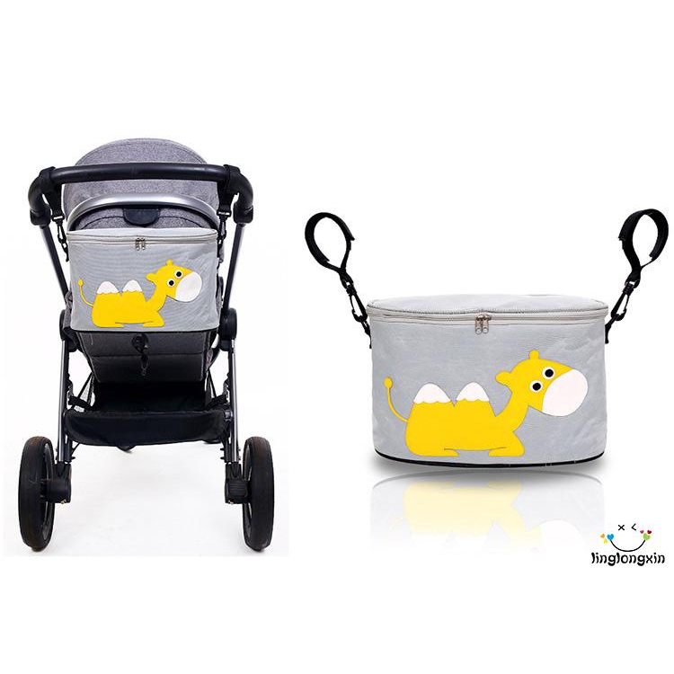 Túi Đựng Vật Dụng Treo Xe Đẩy Em Bé Màu Sắc Xinh Xắn