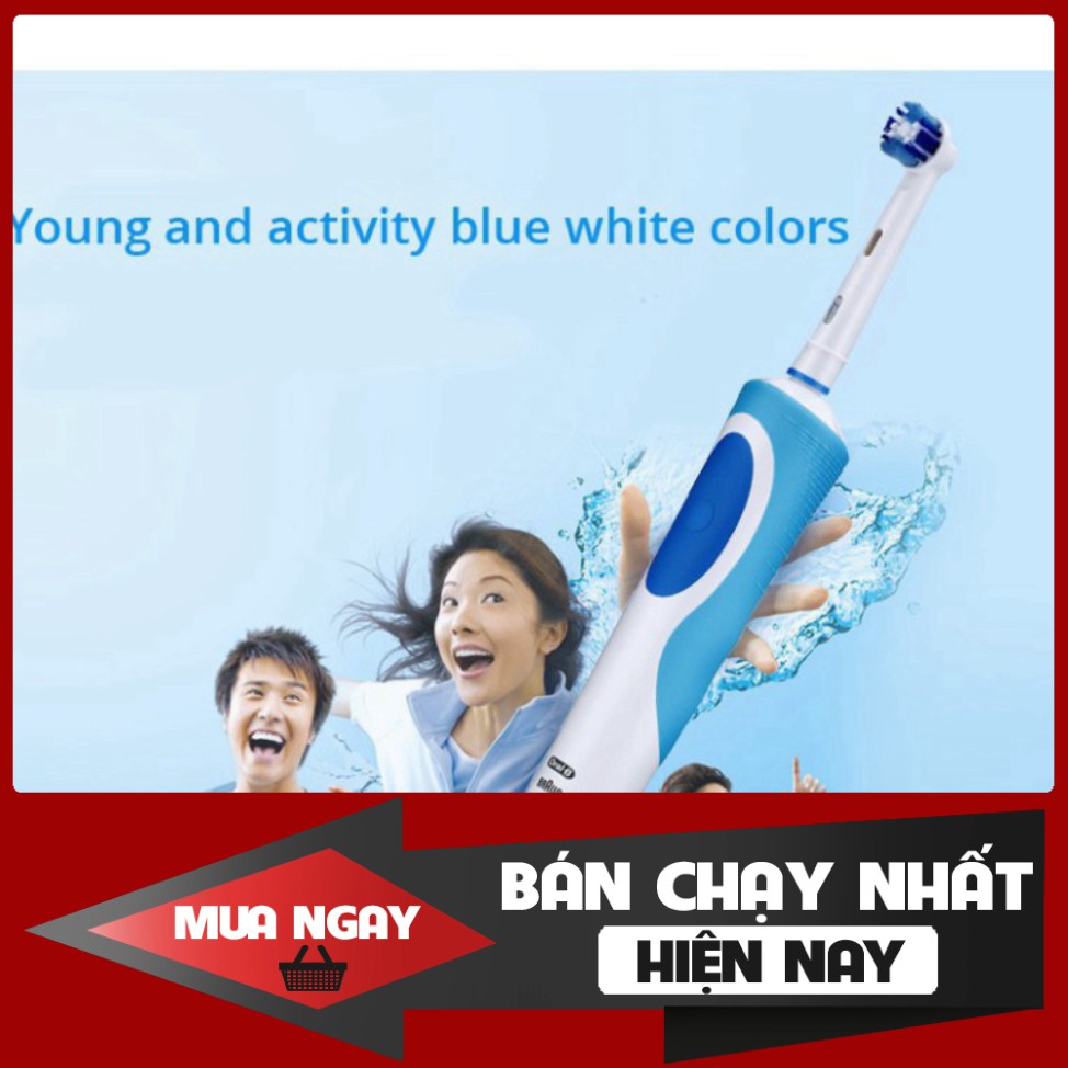 RẺ RẺ RÊ [FREESHIP 70K] Bàn chải điện Oral-B Vitality Plus - Tặng kèm nắp đậy đầu bàn chải @