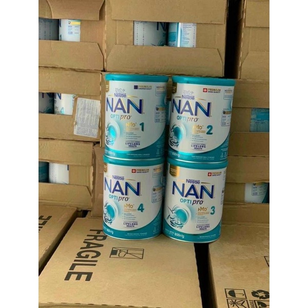 Sữa Nan NGA số 1,2,3,4 loại 800G mẫu mới