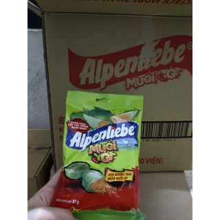 1 thùng 45 gói Kẹo Alpenliebe Hương Xoài Nhân Muối Ớt