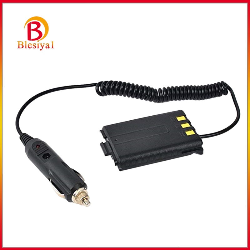 [BLESIYA1]Car Charger Battery  12V for Baofeng UV-5R UV-5R Plus UV-5RE PLUS