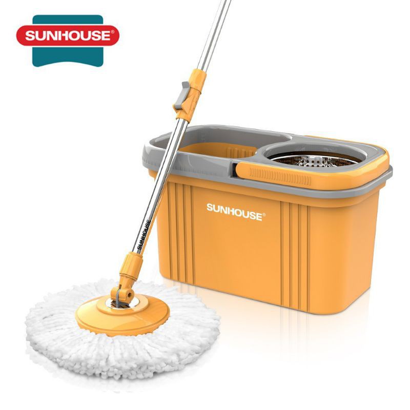 BỘ LAU NHÀ XOAY 360 ĐỘ SUNHOUSE KS-CL350PO/PB_Hàng chính hãng