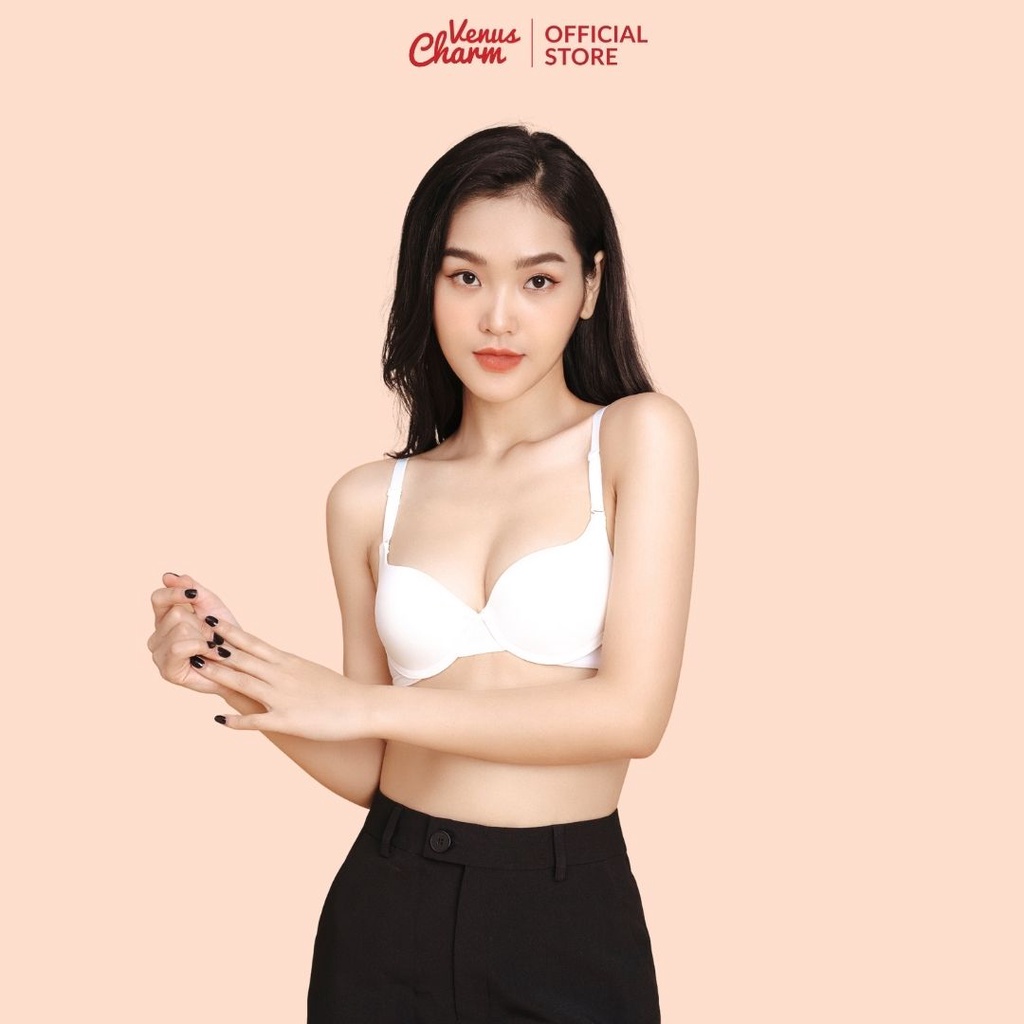 Áo lót nâng ngực Venus Charm ôm form tạo khe đệm đẩy 2cm lót ngực mềm cao cấp đặc biệt không lộ viền áo khi mặc 176