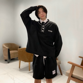 SWEATER BASEBALL BLACK