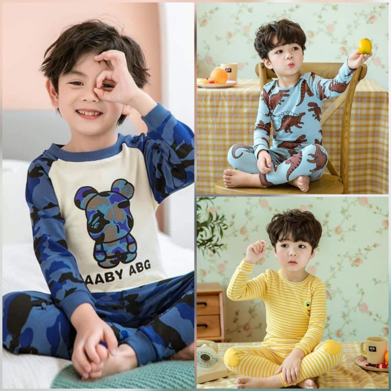 [Thanh Lý] Combo 3 bộ đồ bé trai size 90 (12-14kg