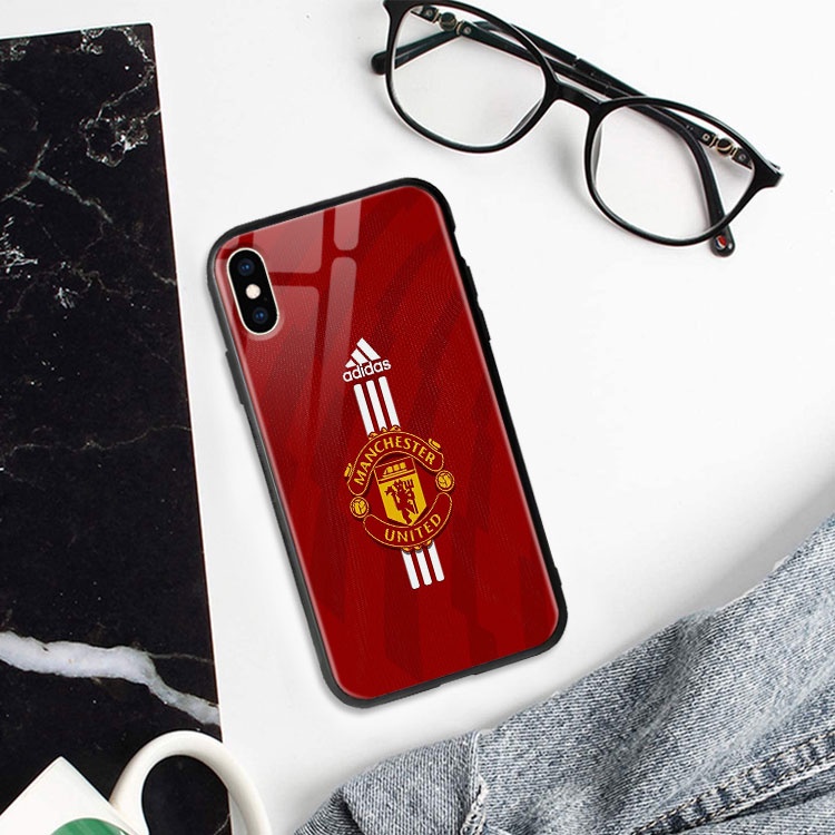 Ốp xịn logo manchester united thu hút nixon cho iphone 12mini/11pro/xs/max/xr/x/8/7/6/plus