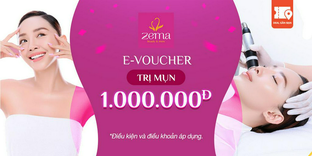 E-Voucher trị mụn tại Zema