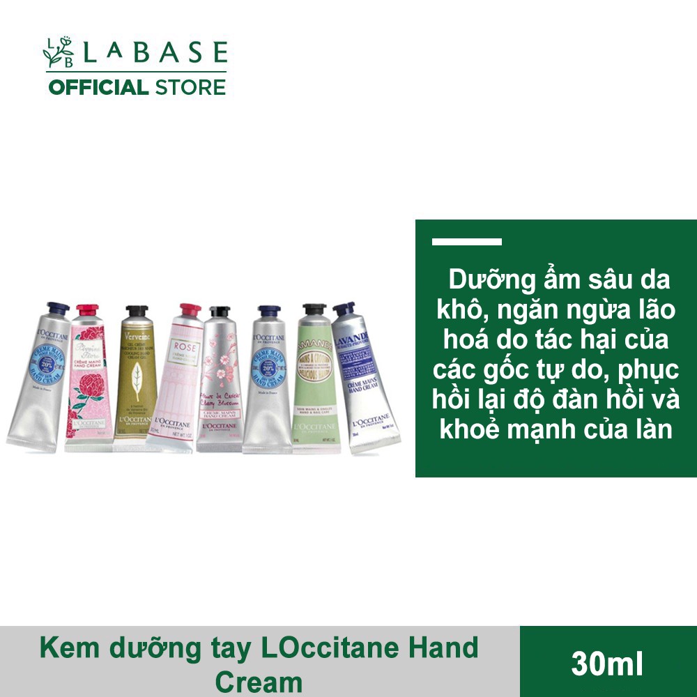 Kem tay L Occitane Hand Cream 30ml và 150ml