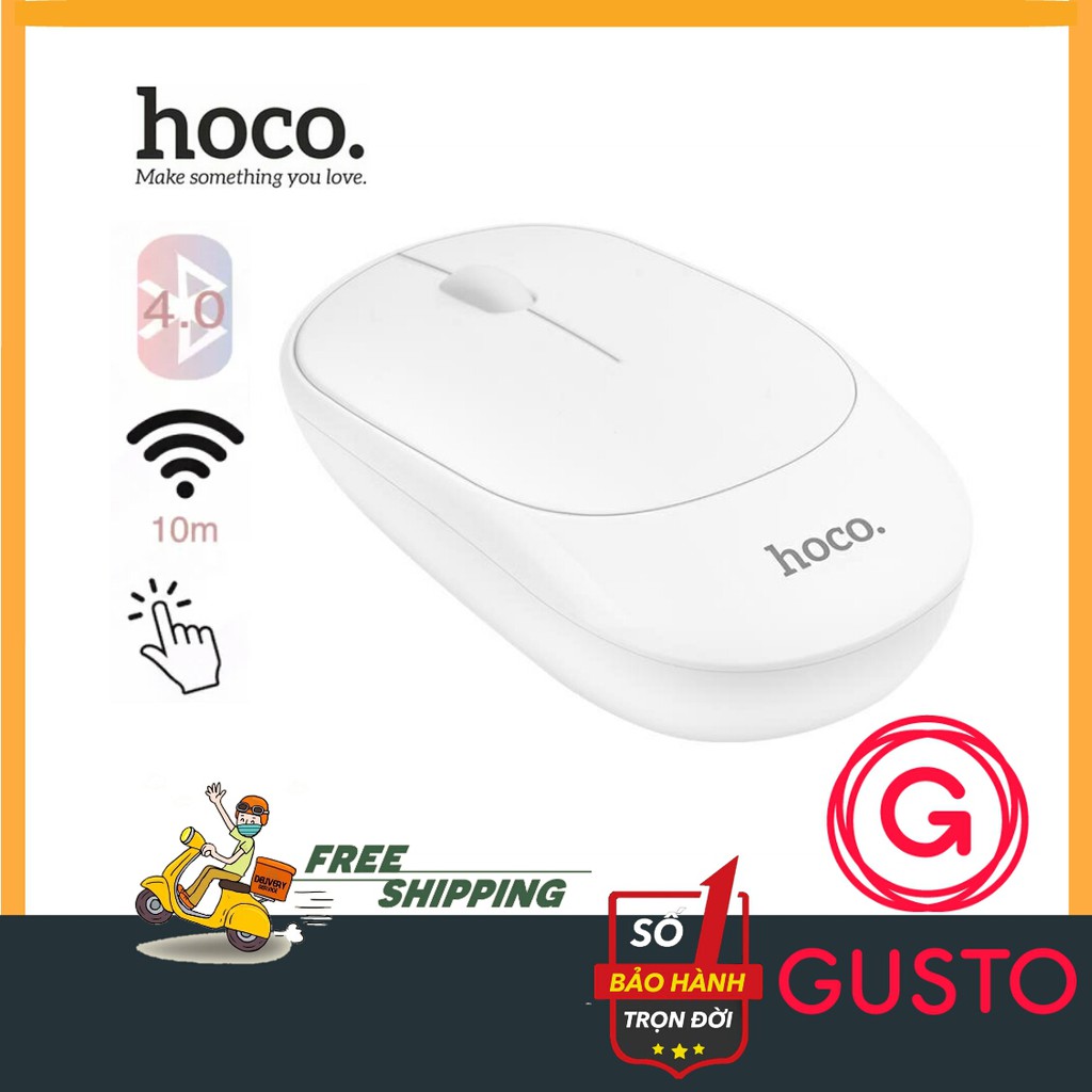 Chuột Không Dây Hoco DI04 ✔Bluetooth 4.0 ✔Kết Nối 10m ✔Trọng Lượng Nhẹ ✔Click Chuột Nhạy