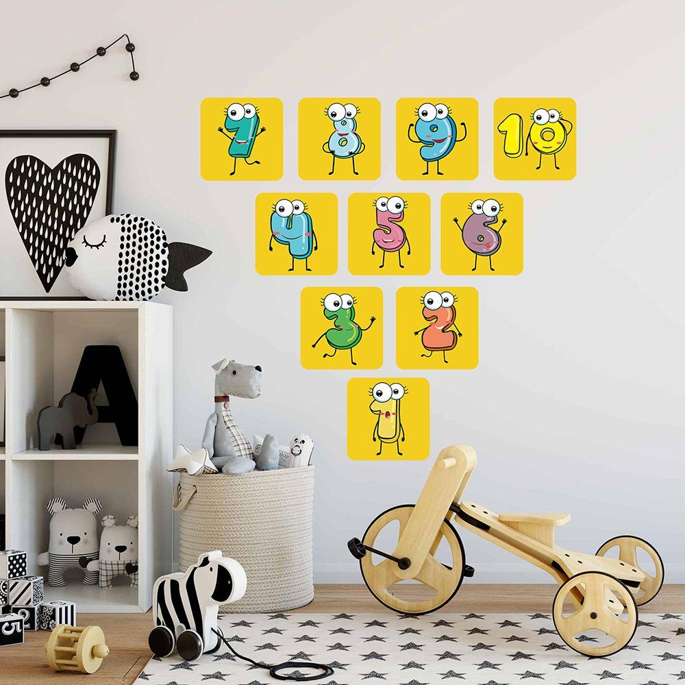 WTTLE Đề Can Chống Thấm Nước Họa Tiết Hoạt Hình Dùng Để Trang Trí Lớp Mẫu Giáo