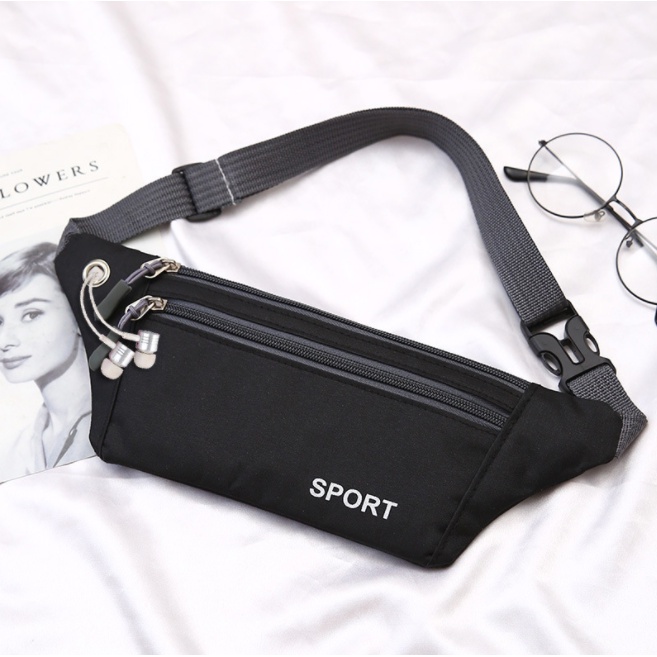 Túi thắt lưng thể thao nam nữ điện thoại di động túi tập thể dục thắt lưng túi đeo hông nhỏ