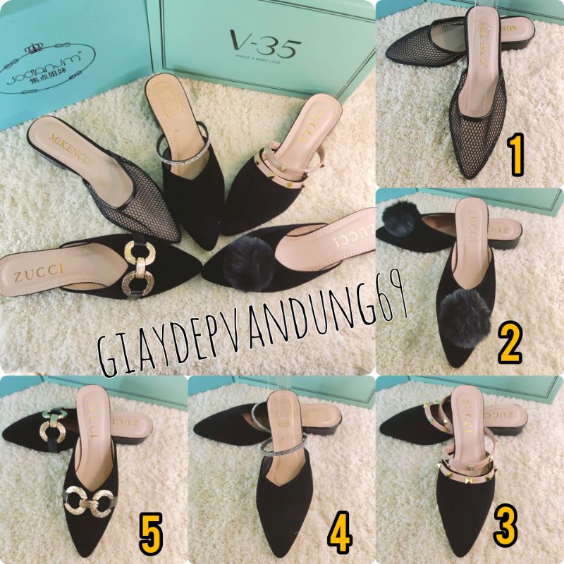 Sục nhung thường ngày gót 3 phân