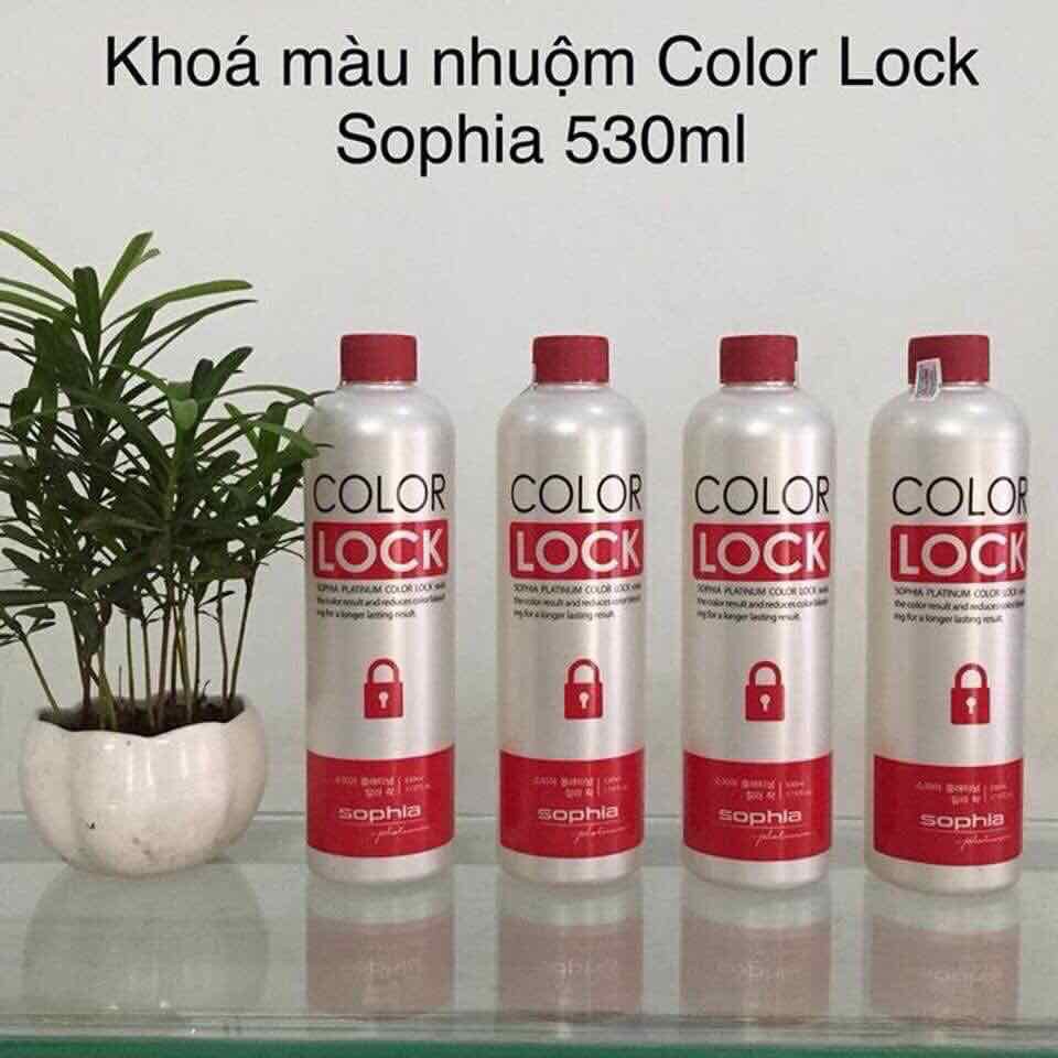 Khóa màu tóc nhuộm Sophia Platinum Color Lock 530ml