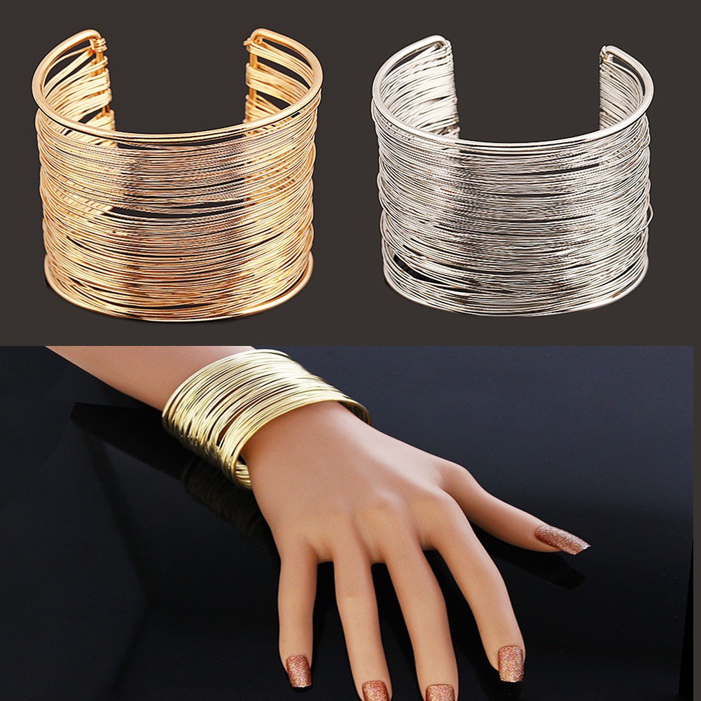 1PC Vintage Women Jewelry Fashion Bangle Cuff Bracelet Punk Lots Style
