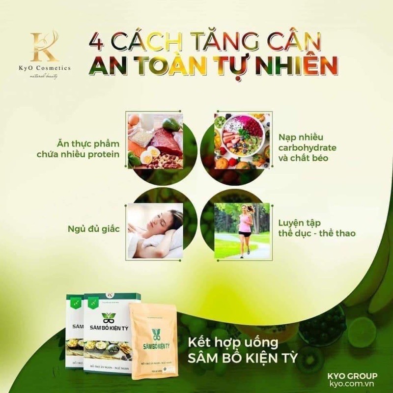 [Sâm Bổ Kiện Tỳ] ăn ngon, ngủ sâu, hỗ trợ hấp thụ dưỡng chất, tăng cân tự nhiên bền vững cho người gầy