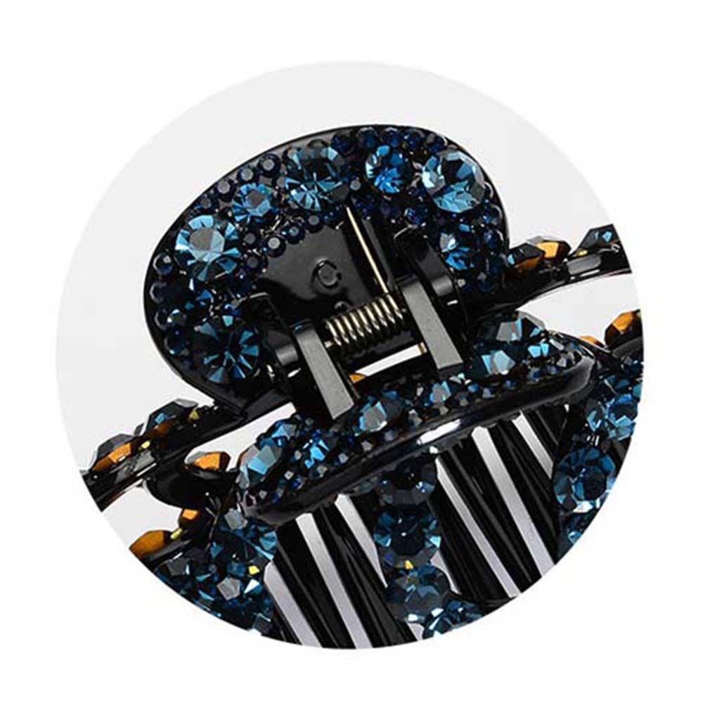 Kẹp Tóc Lấp Lánh Nhiều Màu Mới|Tay Nắm Chuối Bằng Acrylic Phong Cách Retro