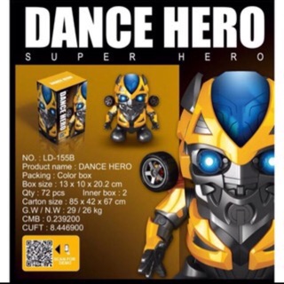 Robot, người sắt, Dance Hero tặng kèm pin