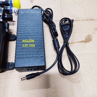 bơm phun sương - bơm tăng áp mini (máy bơm nước 12v-đôi + 2 chuyển ống 8)