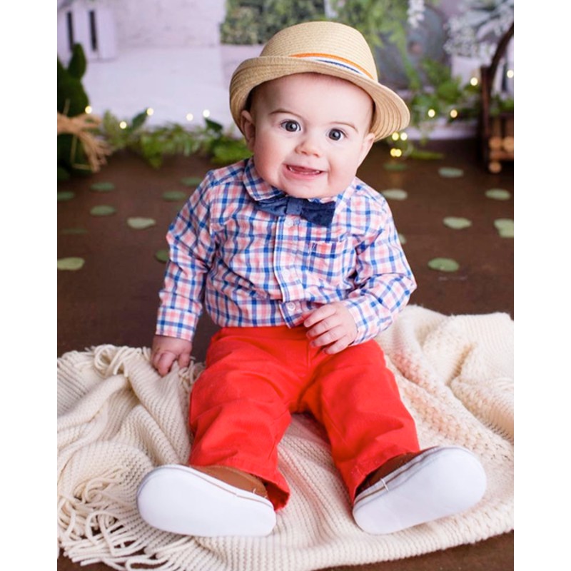 Set 3 bodysuit sơ mi kèm quần Car-tờ Auth Từ Mỹ (16519210)