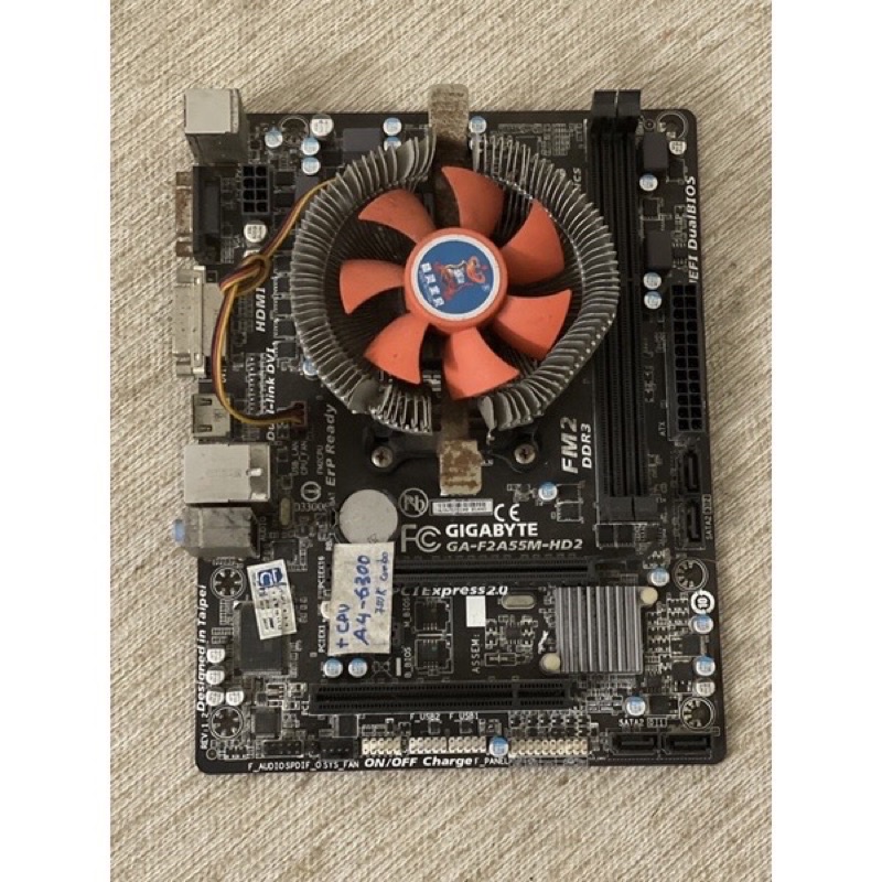 Main gigabyte A55 kèm chip a4-6300 mạnh