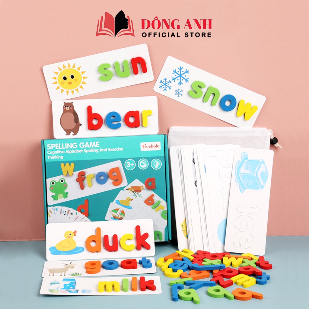 Đồ chơi ghép chữ và đánh vần tiếng anh Baostore Spelling Game dành cho bé từ 3 tuổi trở lê