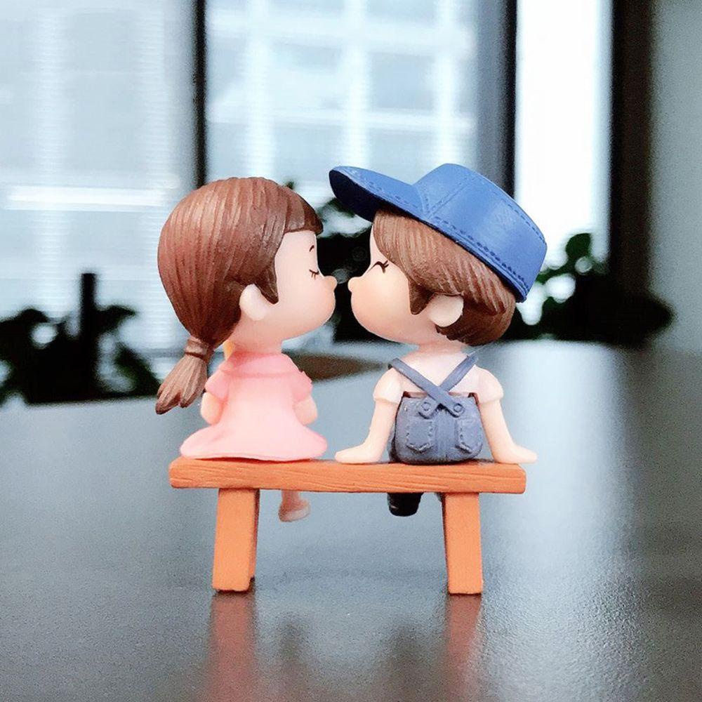 Bộ 2 Mô Hình Cặp Đôi Trang Trí Bánh Kem