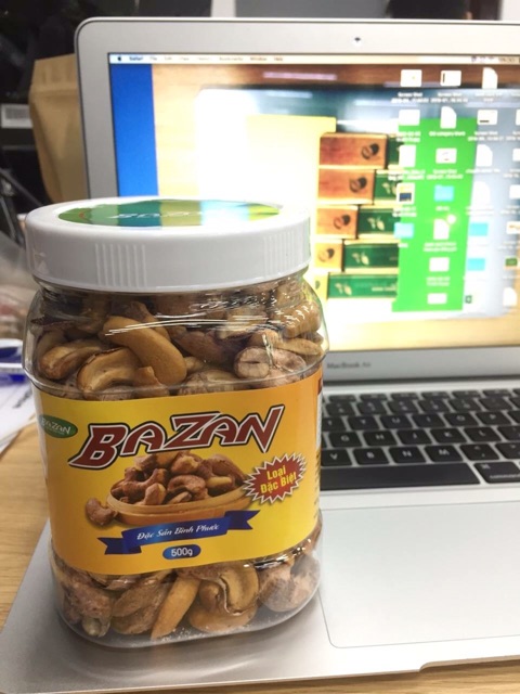 [HUYNALUHA giảm 20k đơn 200k] Hạt điều rang muối 500g Bình Phước Bazan