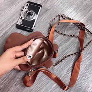 Túi gấu Brown silicon