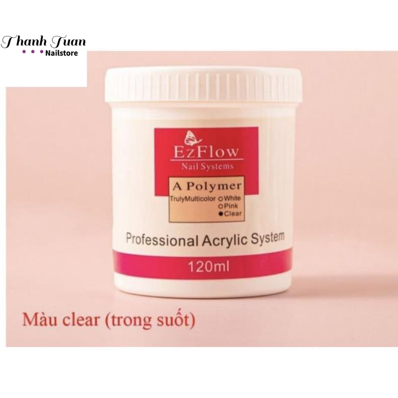 Bột đắp móng Ezflow 120ml chính hãng ,mịn ,dẻo  - Phụ kiện đồ nail