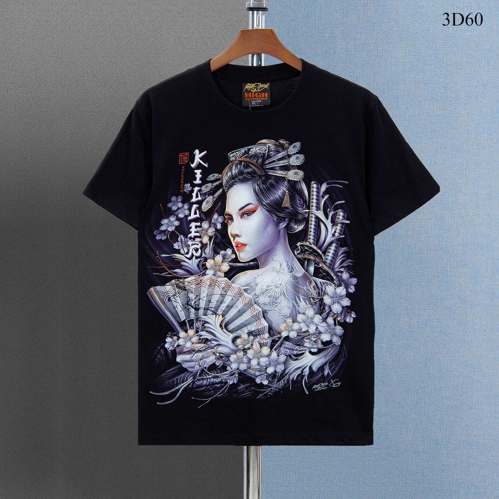 Áo phông nam nữ, áo thun in 3D Thái Lan hình in cao cấp ảnh thật chất cotton - A3D60