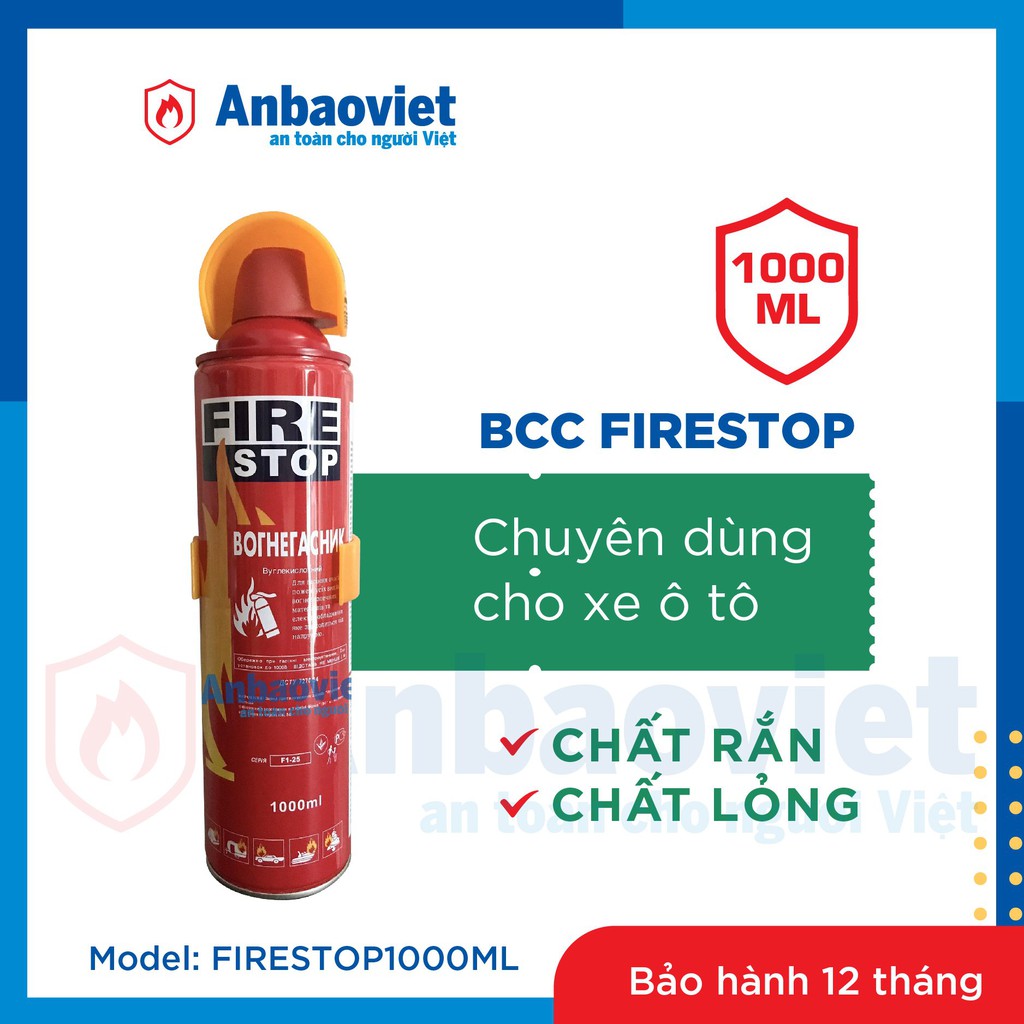 Bình cứu hỏa mini Firestop – 1000ml