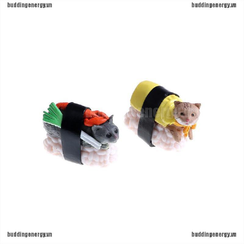 Set 5 Mô Hình Đồ Chơi Mèo Sushi Dễ Thương Đáng Yêu Xinh Xắn Dành Cho Bé