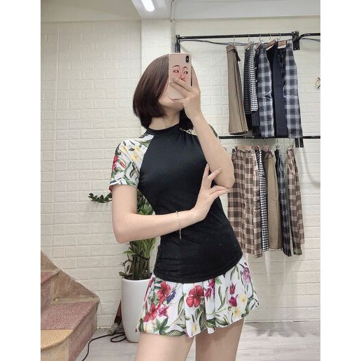 Đồ bơi Bikini hai mảnh đẹp họa tiết hoa dài tay- 2 kiểu ( Ảnh chụp thật 100%)- 100% như hình | BigBuy360 - bigbuy360.vn