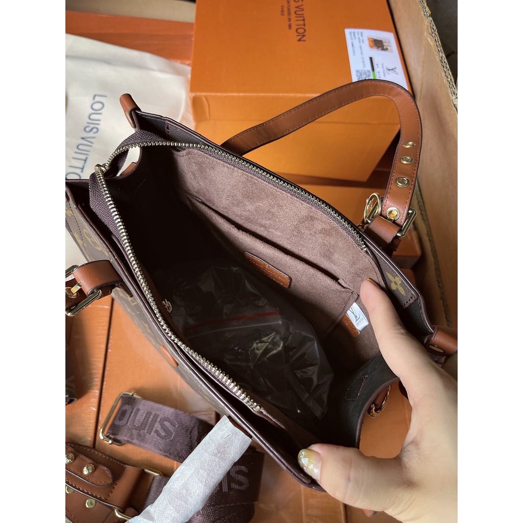 Sét túi Lv kèm ví và móc cún size 30 hàng fullbox nguyên seal