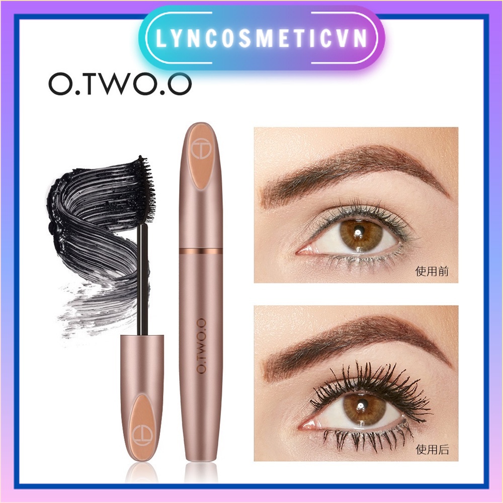 Mascara Chuốt mi  Làm Dài Và Cong Mi, Không Lem Không Trôi  O.TWO.O 3D Fiber Lash Water Proof